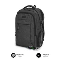 Miniatura 2 de MOCHILLA PORTATIL 16´´ SUBBLIM NEGRA