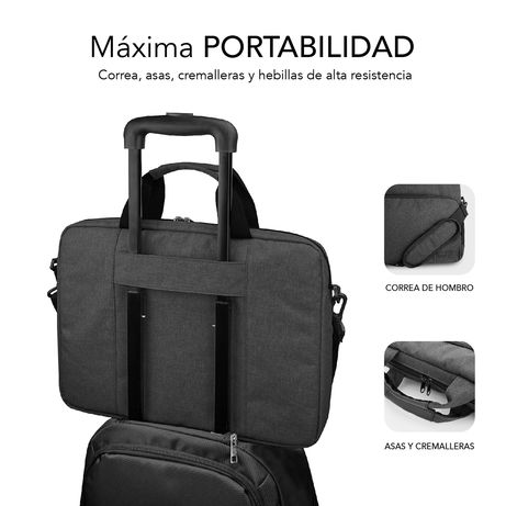 MALETIN PORTATIL 13,3´´/ 14´´ SUBBLIM GRIS - Imagen 5 de 5 MALETIN PORTATIL 13,3´´/ 14´´ SUBBLIM GRIS - Imagen 5 de 5