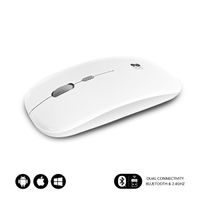 Miniatura 2 de RATON SUBBLIM INALAMBRICO BLUETOOTH BLANCO
