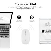 Miniatura 3 de RATON SUBBLIM INALAMBRICO BLUETOOTH BLANCO