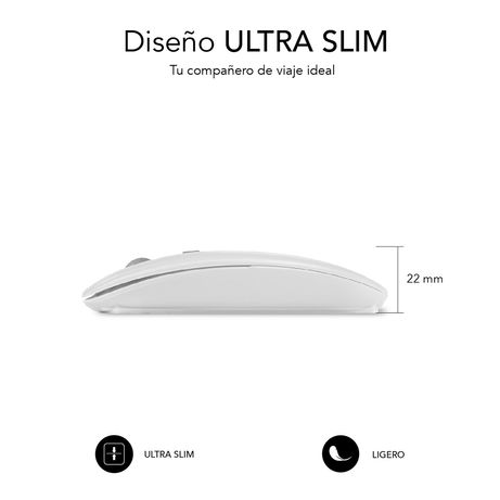 RATON SUBBLIM INALAMBRICO BLUETOOTH BLANCO - Imagen 4 de 5 RATON SUBBLIM INALAMBRICO BLUETOOTH BLANCO - Imagen 4 de 5