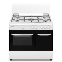 Miniatura 2 de COCINA DE GAS INFINITON CC9060ELP 5 ZONAS COCCION CON PORTABOMBONAS BLANCA