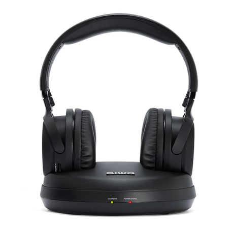AURICULARES HI-FI INALAMBRICOS AIWA WHF-930D BASE CON CONEXI??N RCA OPTICA ALCANCE 100m - Imagen 1 de 11 AURICULARES HI-FI INALAMBRICOS AIWA WHF-930D BASE CON CONEXI??N RCA OPTICA ALCANCE 100m - Imagen 1 de 11