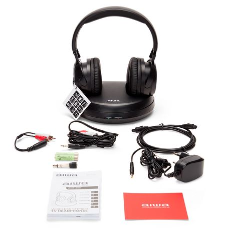 AURICULARES HI-FI INALAMBRICOS AIWA WHF-930D BASE CON CONEXI??N RCA OPTICA ALCANCE 100m - Imagen 4 de 11 AURICULARES HI-FI INALAMBRICOS AIWA WHF-930D BASE CON CONEXI??N RCA OPTICA ALCANCE 100m - Imagen 4 de 11