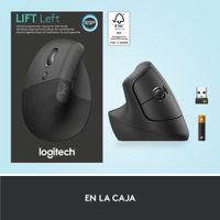 Miniatura 3 de LIFT LEFT VERTICAL ERGO MOUSE - GRAPHITE / BLACK - EM EA