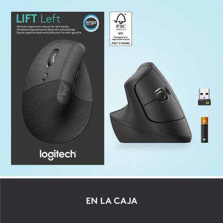 LIFT LEFT VERTICAL ERGO MOUSE - GRAPHITE / BLACK - EM EA - Imagen 3 de 14 LIFT LEFT VERTICAL ERGO MOUSE - GRAPHITE / BLACK - EM EA - Imagen 3 de 14