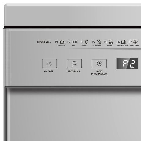 LAVAVAJILLAS 60 CM INFINITON DIW-60.6S E 12 CUBIERTOS SILVER - Imagen 3 de 4 LAVAVAJILLAS 60 CM INFINITON DIW-60.6S E 12 CUBIERTOS SILVER - Imagen 3 de 4