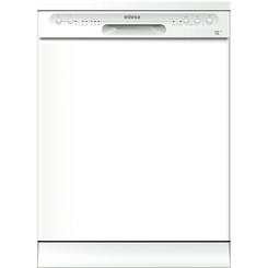 LAVAVAJILLAS 60 CM EDESA EDW-6120 WH E 12 CUBIERTOS BLANCO