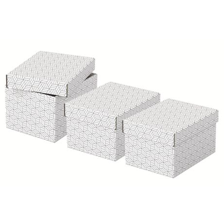 PACK 3 CAJAS BLANCAS 255X200X150MM ESSELTE 628280 - Imagen 2 de 5 PACK 3 CAJAS BLANCAS 255X200X150MM ESSELTE 628280 - Imagen 2 de 5