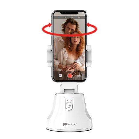 SOPORTE TELEFONO LEOTEC CON SEGUIMIENTO 360§ BLANCO - Imagen 4 de 4 SOPORTE TELEFONO LEOTEC CON SEGUIMIENTO 360§ BLANCO - Imagen 4 de 4