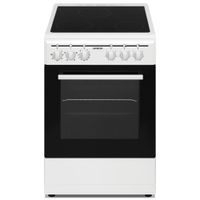 Miniatura 3 de COCINA CON VITROCERAMICA INFINITON CC-V350G 3 ZONAS COCCION BLANCA