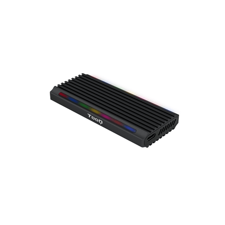 CAJA SSD TOOQ M.2 TQE-2222B USB3.1 GEN2 NGFF/NVME NEGRA RGB - Imagen 1 de 10 CAJA SSD TOOQ M.2 TQE-2222B USB3.1 GEN2 NGFF/NVME NEGRA RGB - Imagen 1 de 10
