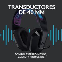 Miniatura 4 de AURICULARES INALAMBRTICOS GAMING LOGITECH G535 LIGHTSPEED - INALAMBRICO - NEGRO