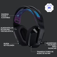 Miniatura 7 de AURICULARES INALAMBRTICOS GAMING LOGITECH G535 LIGHTSPEED - INALAMBRICO - NEGRO