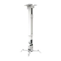 Miniatura 5 de AISENS CWP01TSE-049 SOPORTE PROYECTOR UNIVERSAL INCLINABLE TECHO BLANCO