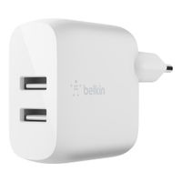 Miniatura 4 de BOOST CHARGE 24W USB-A DUAL  WALL CHARGER W/ 1M A-LTG, WHITE