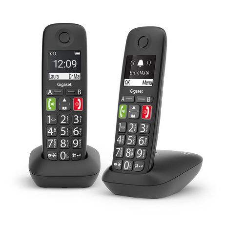 Gigaset E290 Inalámbrico DECT Duo Negro - Imagen 3 de 3 Gigaset E290 Inalámbrico DECT Duo Negro - Imagen 3 de 3