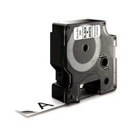 Miniatura 1 de CINTA ROTULADORA D1 19MMX5.5M POLIESTER NEGRO/BLANCO DYMO S0718070