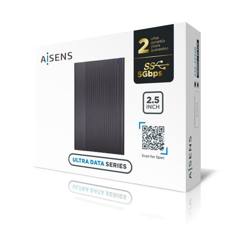 AISENS Caja disco 2.5 externo usb 3.2 gen 1 negro - Imagen 6 de 7 AISENS Caja disco 2.5 externo usb 3.2 gen 1 negro - Imagen 6 de 7