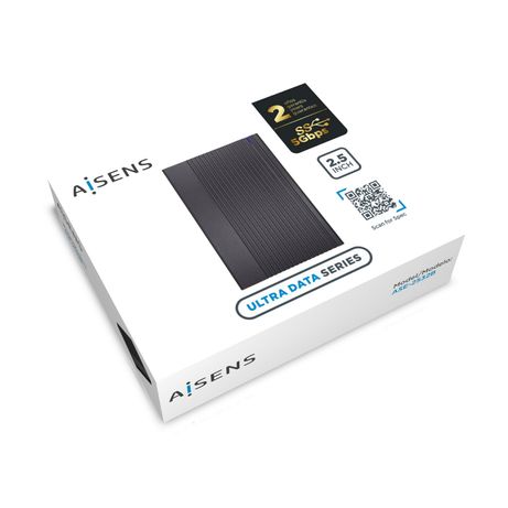 AISENS Caja disco 2.5 externo usb 3.2 gen 1 negro - Imagen 7 de 7 AISENS Caja disco 2.5 externo usb 3.2 gen 1 negro - Imagen 7 de 7