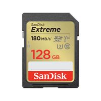 Miniatura 2 de SANDISK EXTREME 128GB SDXC MEMORY CARD + 1 YEAR RESCUEPRO DELUXE UP TO 180MB/S & 90MB/S READ/WRITE SPEEDS, UHS-I, CLASS 10, U3