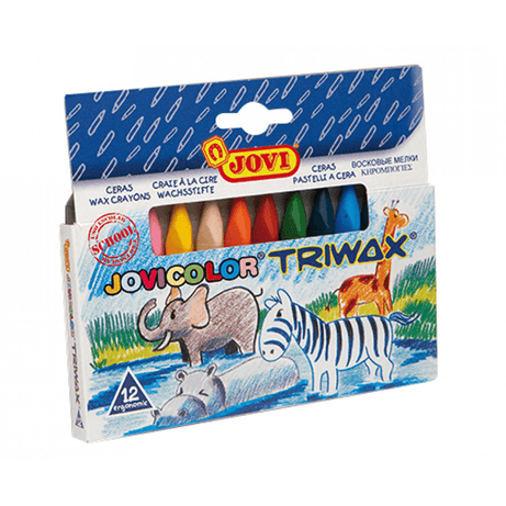 ESTUCHE 12 CERAS COLOR TRIWAX COLORES SURTIDOS JOVI 973/12 - Imagen 1 de 3 ESTUCHE 12 CERAS COLOR TRIWAX COLORES SURTIDOS JOVI 973/12 - Imagen 1 de 3