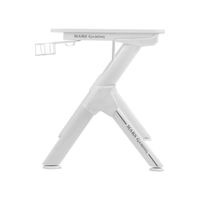 Miniatura 4 de MESA MARS GAMING MGD 140 WHITE CHASIS DE ACERO TABLERO 140X60cm ALTURA 75cm ALFOMBRILLA NANOTEXTIL C