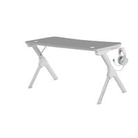 Miniatura 6 de MESA MARS GAMING MGD 140 WHITE CHASIS DE ACERO TABLERO 140X60cm ALTURA 75cm ALFOMBRILLA NANOTEXTIL C