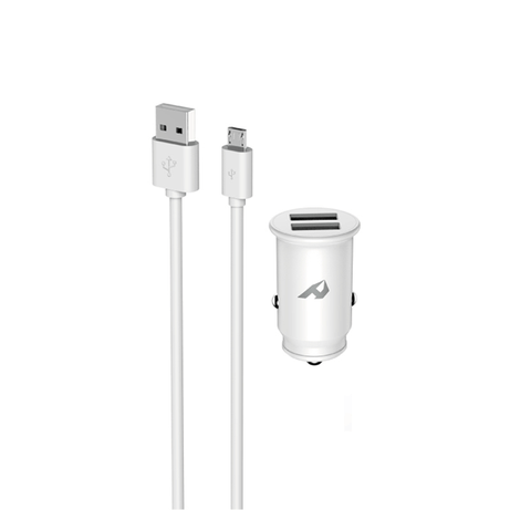 Home Serie Enjoy YCC 01M Adaptador de coche USB 2 USB x 5V 2 4A con cable Micro USB - Imagen 1 de 3 Home Serie Enjoy YCC 01M Adaptador de coche USB 2 USB x 5V 2 4A con cable Micro USB - Imagen 1 de 3