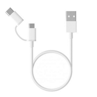 Miniatura 1 de CABLE XIAOMI MI 2 IN 1 USB MICRO USB TO TYPE C - 100 CM