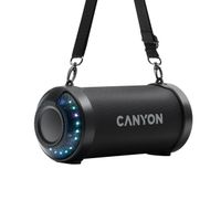 Miniatura 6 de CANYON Altavoz Bluetooth 5,0 (Jack 3,5mm, microSD, BT, FM, AUX, USB, Bateria 1500mAh, Negro) CNE-CBTSP7