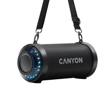 CANYON Altavoz Bluetooth 5,0 (Jack 3,5mm, microSD, BT, FM, AUX, USB, Bateria 1500mAh, Negro) CNE-CBTSP7 - Imagen 6 de 6 CANYON Altavoz Bluetooth 5,0 (Jack 3,5mm, microSD, BT, FM, AUX, USB, Bateria 1500mAh, Negro) CNE-CBTSP7 - Imagen 6 de 6