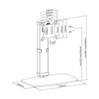 Miniatura 2 de Aisens - Soporte De Mesa Eco Giratorio E Inclinable Para Monitor/Tv 8K