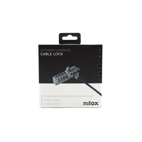 CABLE SEGURIDAD PARA PORTATIL NILOX COMBINACION 4 DIGITOS 1,5M - Imagen 6 de 9 CABLE SEGURIDAD PARA PORTATIL NILOX COMBINACION 4 DIGITOS 1,5M - Imagen 6 de 9