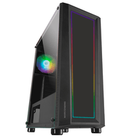 Miniatura 1 de MARS GAMING  MC-ART Negro Caja PC Gaming ATX Doble Cristal Templado Dibujable ARGB 12 Modos Ventilador 12cm RGB Negro