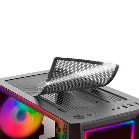 MARS GAMING MC-ART Negro Caja PC Gaming ATX Doble Cristal Templado Dibujable ARGB 12 Modos Ventilador 12cm RGB Negro - Imagen 4 de 7 MARS GAMING MC-ART Negro Caja PC Gaming ATX Doble Cristal Templado Dibujable ARGB 12 Modos Ventilador 12cm RGB Negro - Imagen 4 de 7
