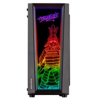 Miniatura 5 de MARS GAMING  MC-ART Negro Caja PC Gaming ATX Doble Cristal Templado Dibujable ARGB 12 Modos Ventilador 12cm RGB Negro