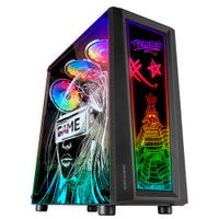 Miniatura 6 de MARS GAMING  MC-ART Negro Caja PC Gaming ATX Doble Cristal Templado Dibujable ARGB 12 Modos Ventilador 12cm RGB Negro