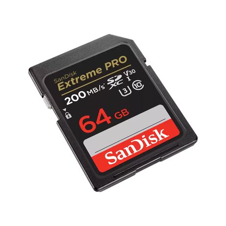EXTREME PRO 64GB SDHC MEMORY CARD 200MB/S 90MB/S UHS-I CLA SS - Imagen 3 de 4 EXTREME PRO 64GB SDHC MEMORY CARD 200MB/S 90MB/S UHS-I CLA SS - Imagen 3 de 4