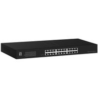 Miniatura 2 de SWITCH LEVEL ONE GIGABIT  CARCASA METALICA NO GESTION 24P 10/100/1000 GEU-2431