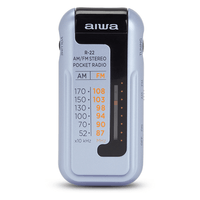 Miniatura 1 de RADIO FORMATO MINI AIWA R-22SL AM/FM HYPERBASS COLOR SILVER