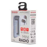 Miniatura 2 de RADIO FORMATO MINI AIWA R-22SL AM/FM HYPERBASS COLOR SILVER