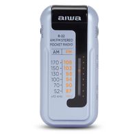 Miniatura 12 de RADIO FORMATO MINI AIWA R-22SL AM/FM HYPERBASS COLOR SILVER