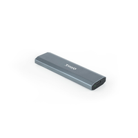 Miniatura 1 de CAJA SSD TOOQ M.2 TQE-2223G USB3.1 GEN2 NGFF/NVME GRIS