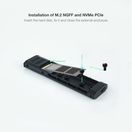 CAJA SSD TOOQ M.2 TQE-2223G USB3.1 GEN2 NGFF/NVME GRIS - Imagen 6 de 11 CAJA SSD TOOQ M.2 TQE-2223G USB3.1 GEN2 NGFF/NVME GRIS - Imagen 6 de 11