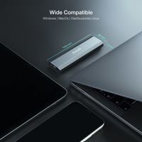 Miniatura 7 de CAJA SSD TOOQ M.2 TQE-2223G USB3.1 GEN2 NGFF/NVME GRIS