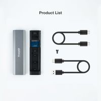 Miniatura 10 de CAJA SSD TOOQ M.2 TQE-2223G USB3.1 GEN2 NGFF/NVME GRIS