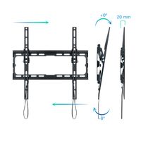 Miniatura 6 de SOPORTE PARED MONITOR/TV TOOQ LP1071T-B 32´´/70´´ MAX.45KG NEGRO INCLINABLE