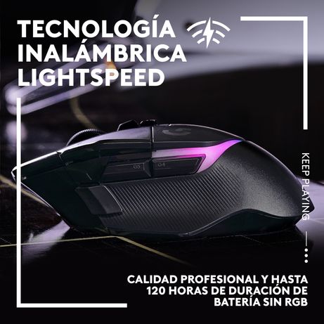 RATON INALAMBRICO LOGITECH G G502 X PLUS LIGHTSPEED RGB - NEGRO - Imagen 4 de 10 RATON INALAMBRICO LOGITECH G G502 X PLUS LIGHTSPEED RGB - NEGRO - Imagen 4 de 10