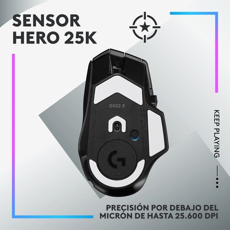 RATON INALAMBRICO LOGITECH G G502 X PLUS LIGHTSPEED RGB - NEGRO - Imagen 5 de 10 RATON INALAMBRICO LOGITECH G G502 X PLUS LIGHTSPEED RGB - NEGRO - Imagen 5 de 10